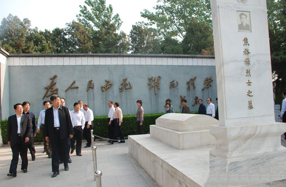 学习弘扬焦裕禄精神全面贯彻落实科学发展观加快推进民权争先晋位跨越发展进程