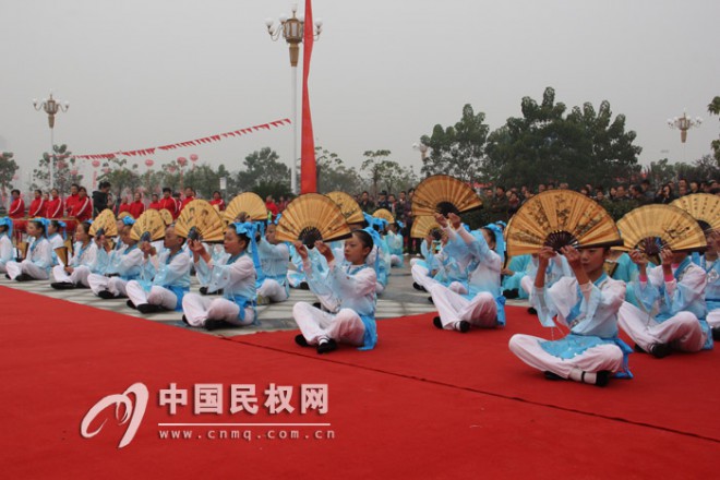 中国民权第五届国际庄子文化节开幕式、庄子文化馆落成典礼暨庄子铜像揭幕仪式隆重举行