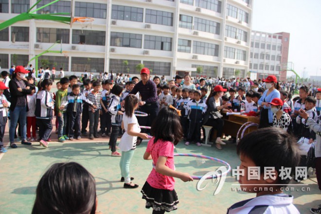 民权县南华学校举办第二届春季学生运动会